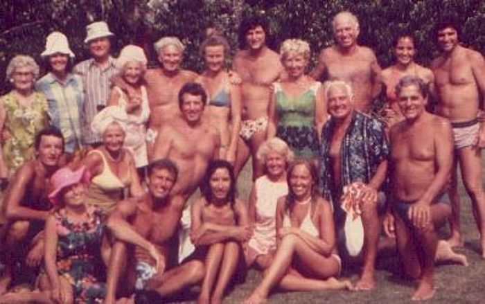 Брэгг с последователями. Гавайи, 1975 г.